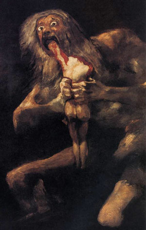 Francisco de Goya: Saturn frisst eines seiner Kinder