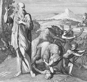 Bären zerreißen Kinder