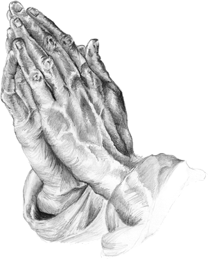 betende Hände